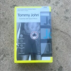 Tommy John Essential 360 Sport Micro Boxer Briefs Men's Size L NWT